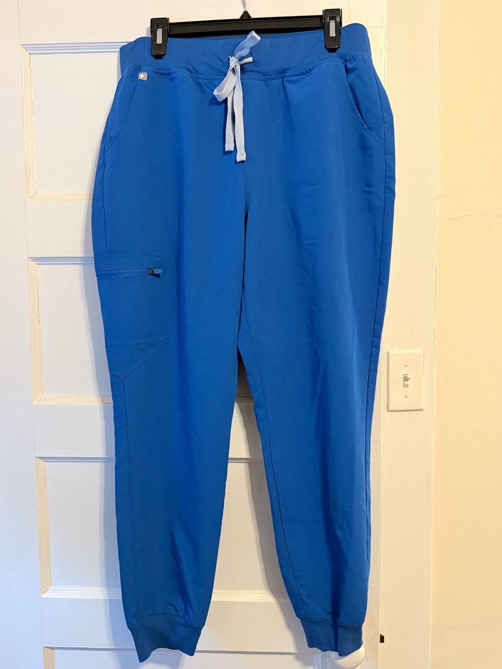 Figs Blue Zamora Jogger Scrubs Large